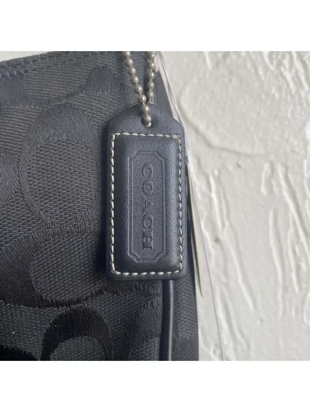 Coach 2002 Signature Clip Hobo Shoulder Bag #6091